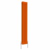Bern 1800 x 290mm Bright Orange Triple Vertical Column Radiator