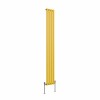 Norden 1800 x 237mm Zinc Yellow Single Oval Column Vertical Designer Radiator