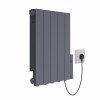 Bismo 575 x 455 Grey 900W Electric Wifi Oil Filled Radiator