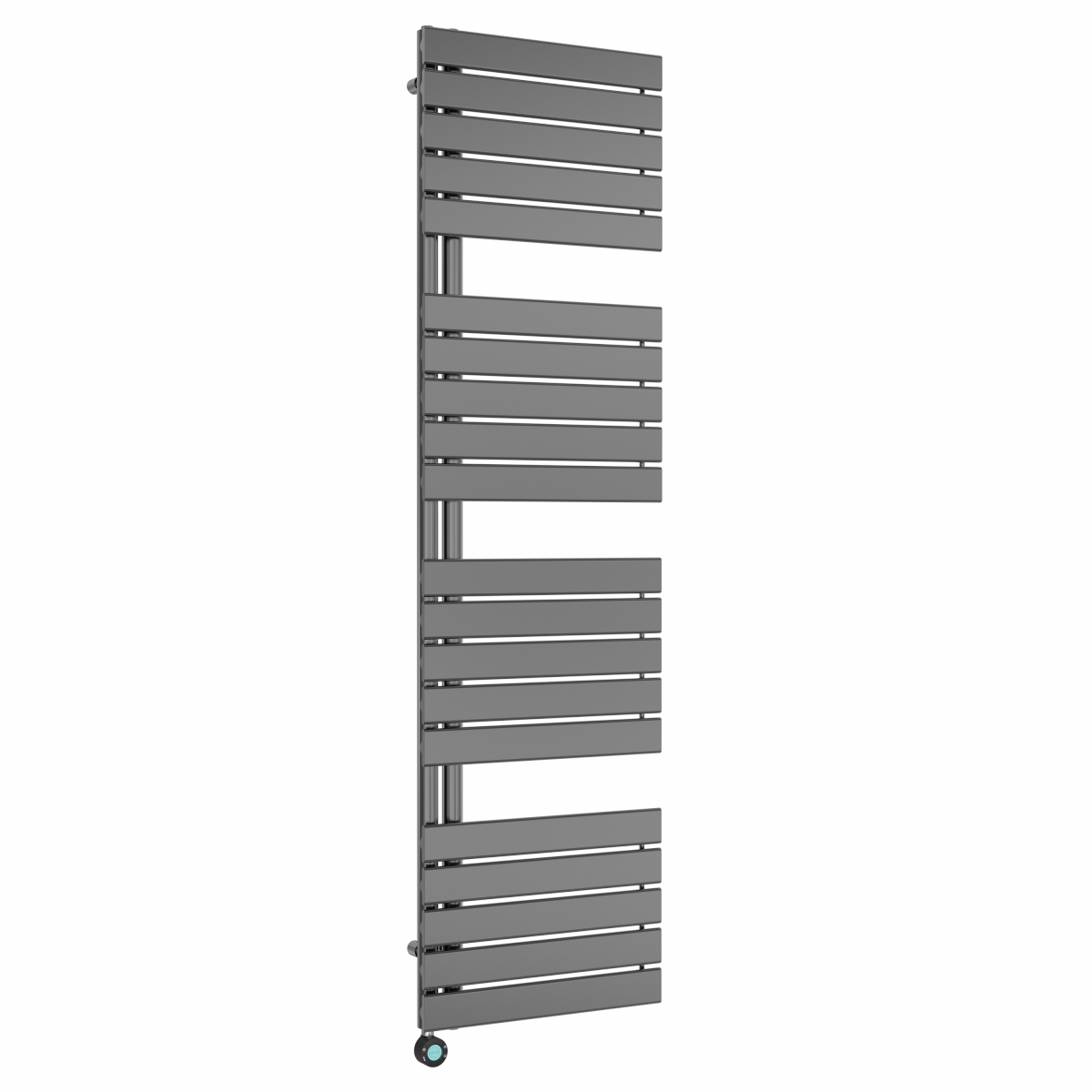 Kristiansund 1800 x 500mm Gunmetal Thermostatic Touch Control Electric Heated Towel Rail