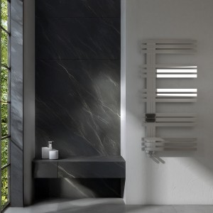 Carisa Alias 1000 x 500mm Mirror Polished Designer Stainless Steel Towel Rail