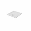 Essentials 800 x 800mm Square Stone Shower Tray White
