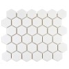 Pixel White Hexagon Gloss 50x50