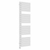 Kristiansund 1800 x 500mm White Thermostatic Touch Control Electric Heated Towel Rail