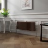 Bern 300 x 830mm Black Copper Triple Column Horizontal Traditional Radiator