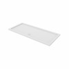 Essentials Anti-Slip 1700 x 900mm Rectangle Stone Shower Tray White