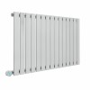 Karlstad 600 x 1022mm Chrome Horizontal Flat Panel Wifi Electric Radiator - 1000W