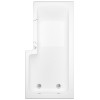 Marsden 1700mm Easy Access L Shape Walk In Shower Bath with Screen - Choice of Orientation