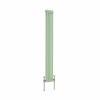 Bern 1500 x 200mm Pastel Green Double Vertical Column Radiator