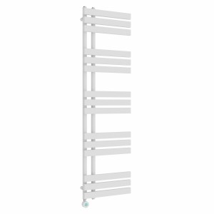 Koli 1600 x 450mm White Thermostatic Touch Control Electric Heated Towel Rail