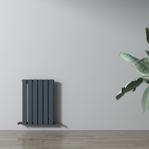 Carisa Plata 600 x 420mm Anthracite Designer Aluminium Radiator