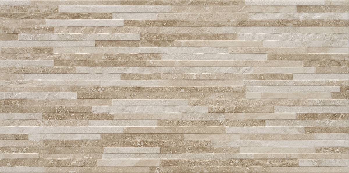 Cipriani Beige Rlv Mix Stone Effect 303x613 Tiles - 1.3sqm - 7 - Box Qty
