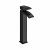 Camden Modern High Rise Basin Mixer Tap Matt Black