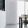 Carisa Monza Double 1800 x 470mm White Designer Aluminium Radiator