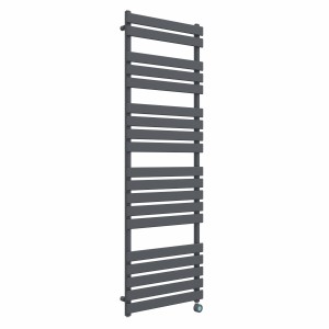 Juva 1800 x 600mm Sand Grey Flat Panel Thermostatic Touch Control Wifi Electric Heated Towel Rail