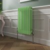 Bern 600 x 425mm Pastel Green Triple Horizontal Column Radiator