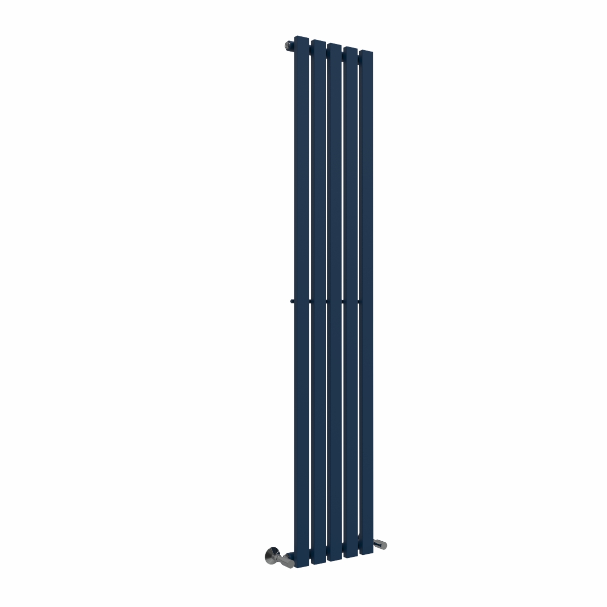 Lulea 1800 x 340mm Sapphire Blue Single Vertical Flat Panel Designer Radiator