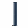 Lulea 1800 x 340mm Sapphire Blue Single Flat Panel Vertical Designer Radiator