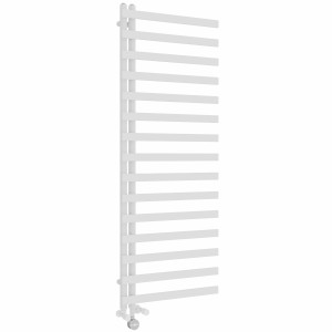 Kemi 1600 x 600mm Dual Fuel White Thermostatic Touch Control Electric Heated Towel Rail