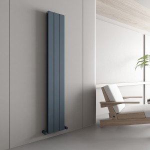Carisa Nemo Double 1800 x 280mm Anthracite Designer Aluminium Radiator