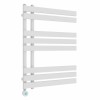 Koli 800 x 600mm White Thermostatic Touch Control Electric Heated Towel Rail