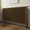 Bern 600 x 1460mm Traditional Metallic Gold Horizontal Four Column Radiator