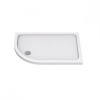 KStone - Anti-Slip 1000 x 800mm Right Hand Offset Quadrant Shower Tray - White - KSQ10080RHSR