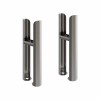 Bern Traditional Double Column Radiator Feet - Raw Metal