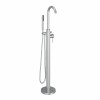 Nairn Modern Freestanding Bath Shower Mixer Tap with Hand Shower - Chrome