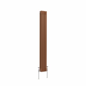 Bern 1500 x 200mm Metallic Bronze Triple Vertical Column Radiator