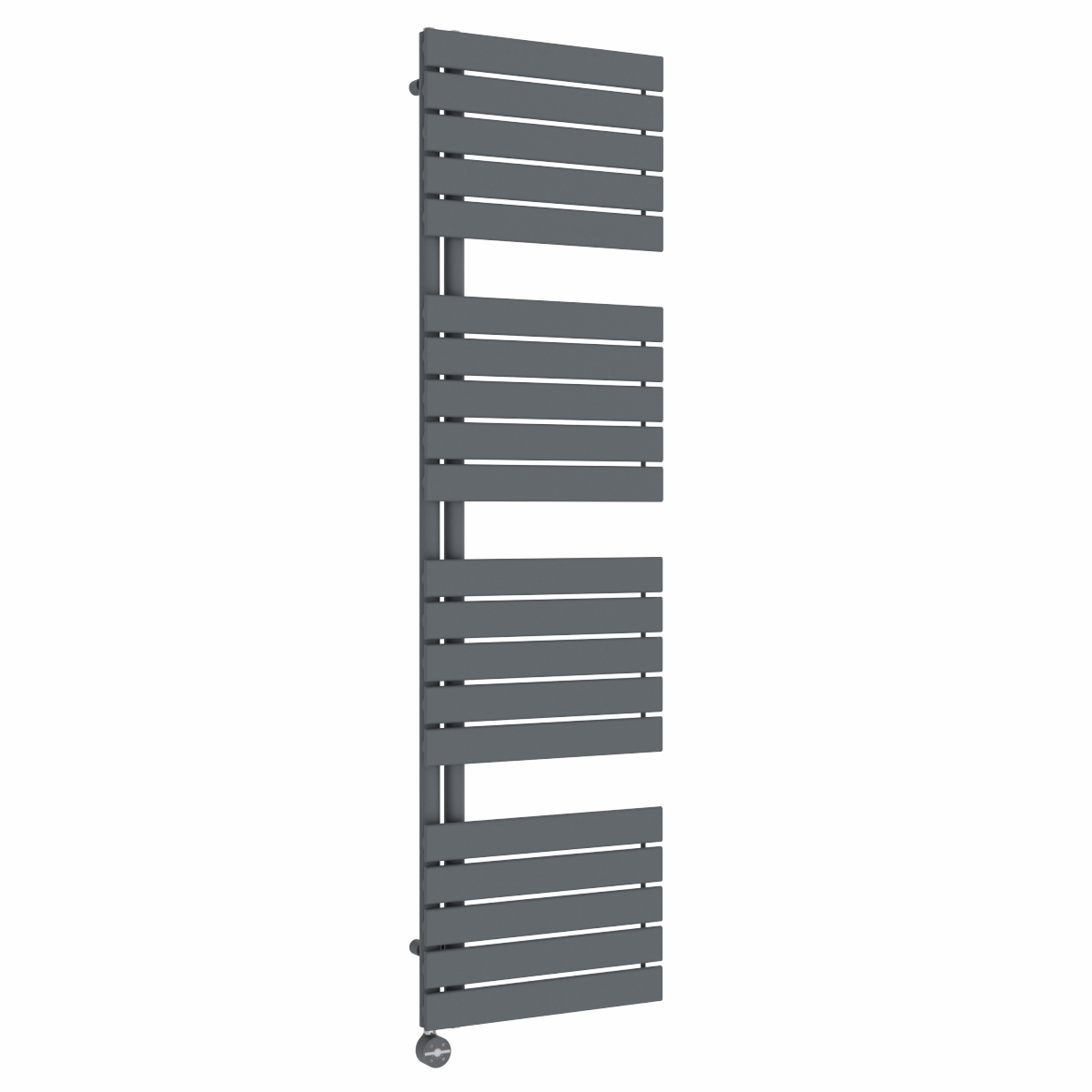 Kristiansund 1800 x 500mm Anthracite Thermostatic Touch Control Electric Heated Towel Rail