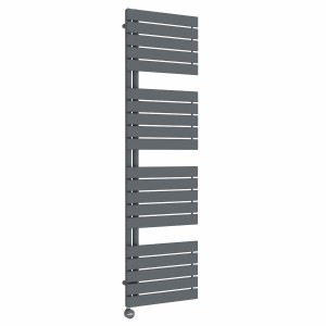 Kristiansund 1800 x 500mm Anthracite Thermostatic Touch Control Electric Heated Towel Rail