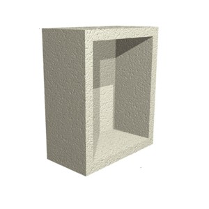600 x 350mm Wet Room Recessed Waterproof Storage Unit