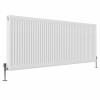 Type 21 H600 x W1600 mm Compact Double Panel Single Convector Radiator - White