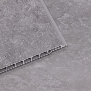 Murar - 1000x2400x10mm PVC Panel Pack of 1 - Gloss Grey Concrete