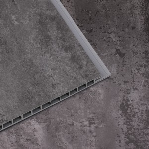 Murar - 1000x2400x10mm PVC Panel Pack of 1 - Matt Loft Concrete