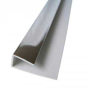 Murar - 10mm PVC Panel Profile End Cap - Silver