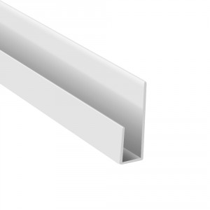 Murar - 10mm PVC Panel Profile End Cap - White