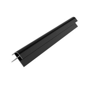 Murar - 8mm PVC External Corner Trim  - Black