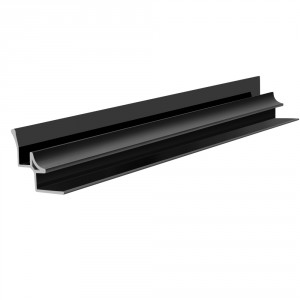 Murar - 10mm PVC Panel Profile Internal Corner - Black