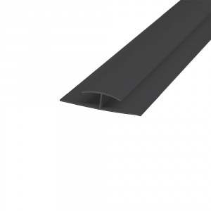 Murar - 5mm PVC Joining Bar H Trim  - Black