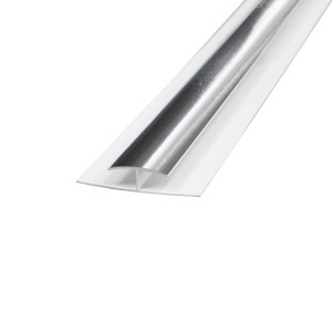 Murar - 5mm PVC Joining Bar H Trim  - Silver