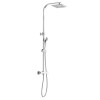 Aquariss Yosemite - Exposed Thermostatic Shower Set With Square Head - Chrome