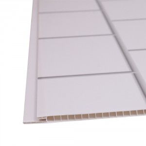 Murar - 250x2600x5mm PVC Ceiling & Wall Panel - Gloss White Subway Tile