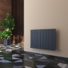 Carisa Monza 600 x 850mm Anthracite Designer Aluminium Radiator