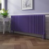 Bern 600 x 1460mm Elegant Purple Four Column Horizontal Traditional Radiator