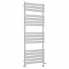 Juva 1600 x 600mm Dual Fuel Chrome Flat Panel Thermostatic Touch Control Electric Heated Towel Rail