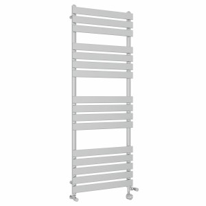 Juva 1600 x 600mm Dual Fuel Chrome Flat Panel Thermostatic Touch Control Electric Heated Towel Rail