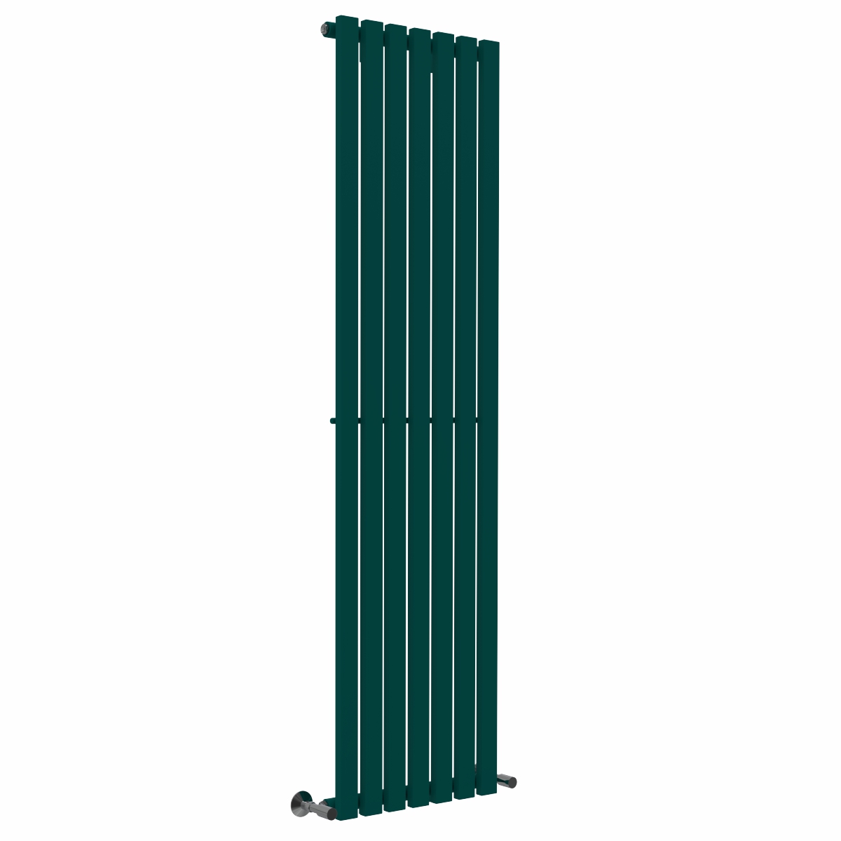 Lulea 1800 x 480mm Blue Green Single Flat Panel Vertical Designer Radiator