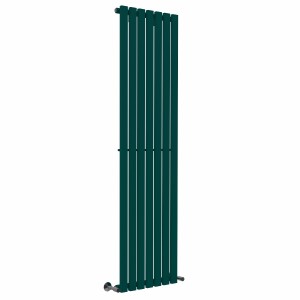 Lulea 1800 x 480mm Blue Green Single Flat Panel Vertical Designer Radiator